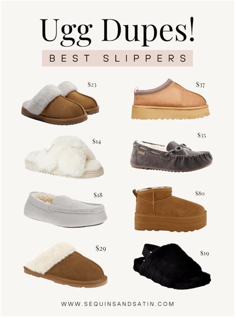 ugg slipper dupes